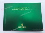 Rolex  English Oyster Perpetual Green Instruction Manual Booklet